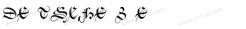 Deutsche Zier字体转换